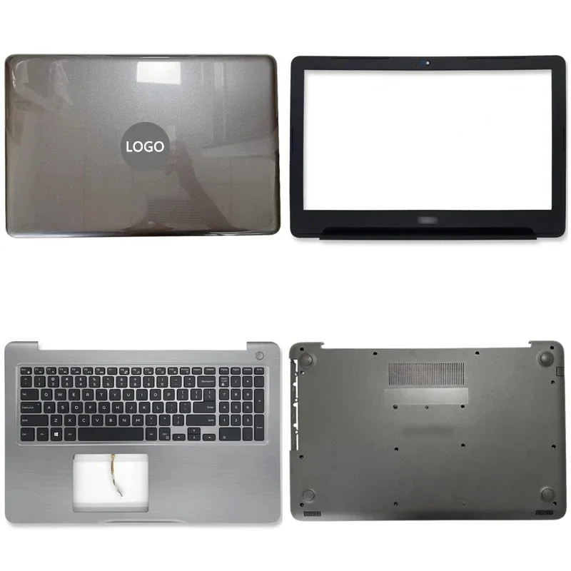 

New Original For Dell Inspiron 15 5565 5567 Laptop LCD Back Cover Front Bezel Upper Palmrest Bottom Base Case Keyboard Hinges