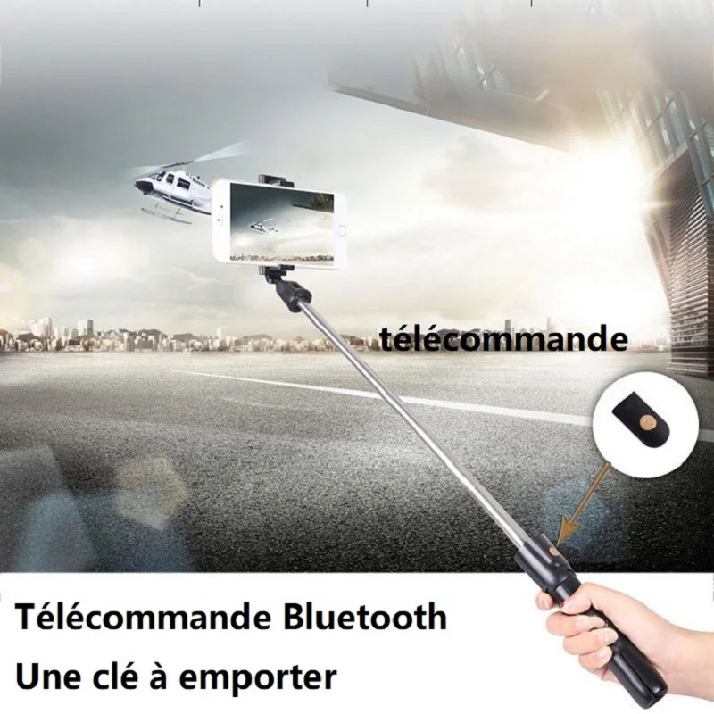 Cellphone Selfie Stick Tripod Wireless Bluetooth Remote Multifunctional Extendable Portable Phone Stand For Live Streaming Video - view 5