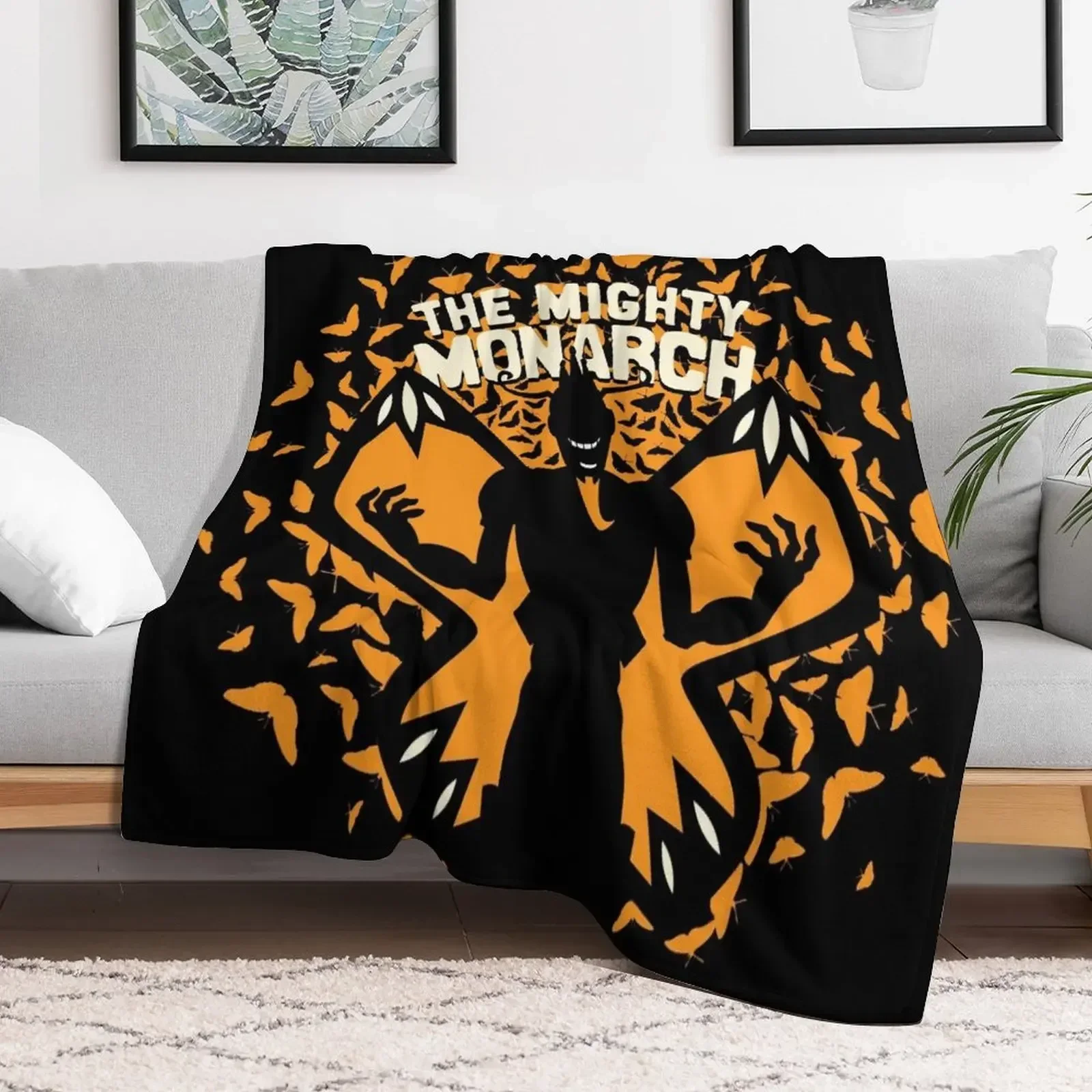 The Mighty Monarch - Venture Bros Team Monarch Throw Blanket Hair Soft Beds anime Blankets