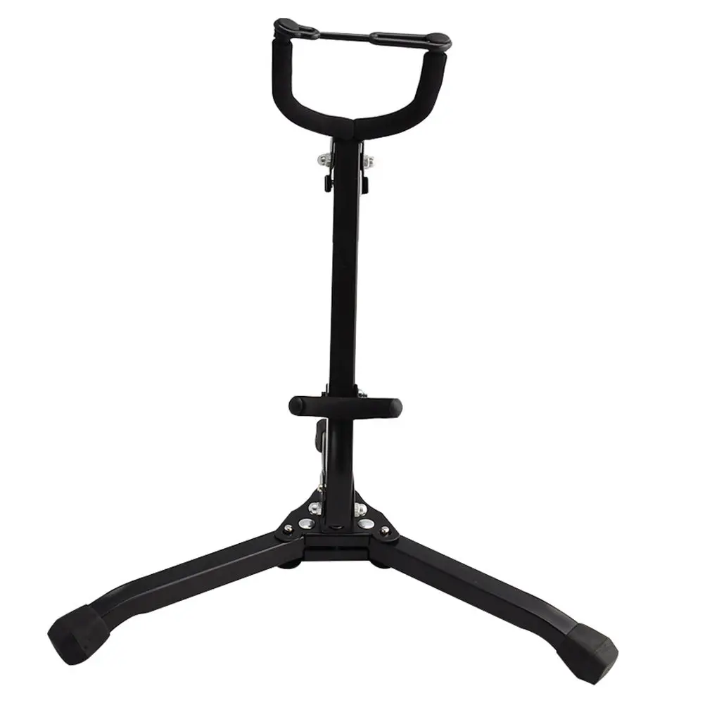 

Складная портативная подставка для тенор-саксофона с мягкой губчатой подушкой, треугольная опора, устойчивый держатель-тренога для саксофона
