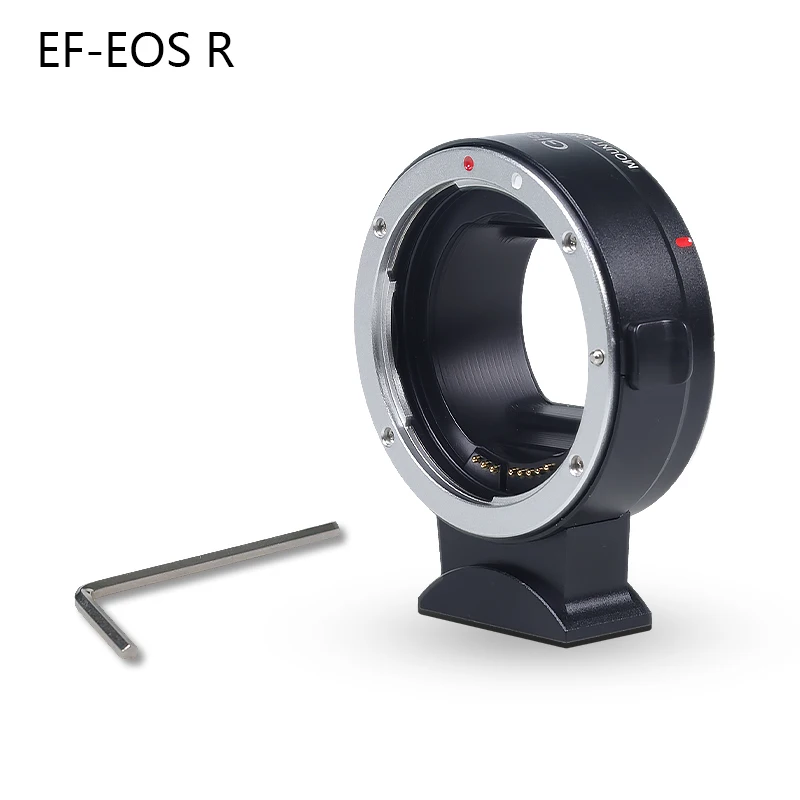 

GisergaEF-EOSR Adapter Ring Camera Lens Adapter Ring Auto Focus for Canon EF EF-S Lens to Canon EOS R RF Mount Full Frame Camera