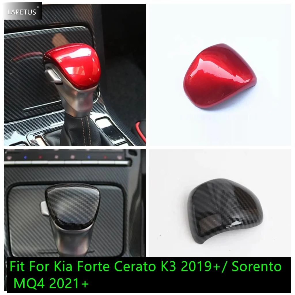 

Auto Console Gear Lever Head Shift Knob ABS Accessories Cover Trim For Kia Forte Cerato K3 2019 - 2024 / Sorento MQ4 2021 - 2024