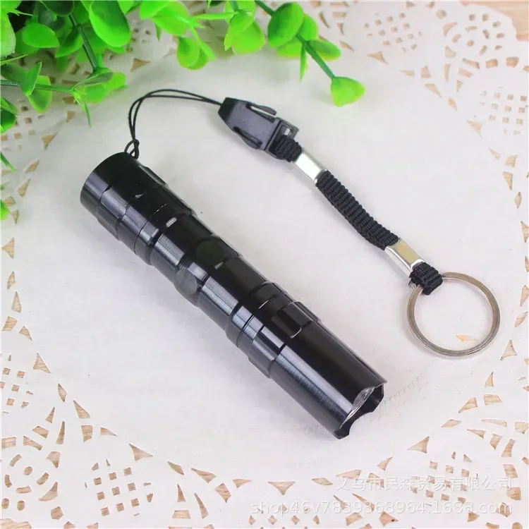 Small five cell Flashlight LED light Battery small electric portable mini flashlight outdoor emergency lighting gift box