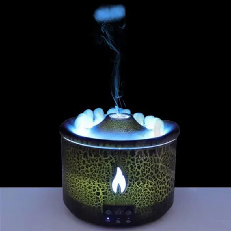 A006-اللهب المليء بالشقوق بركان صغير آلة العطر المنزلية البخاخ مزيل الروائح الكريهة الصامتة