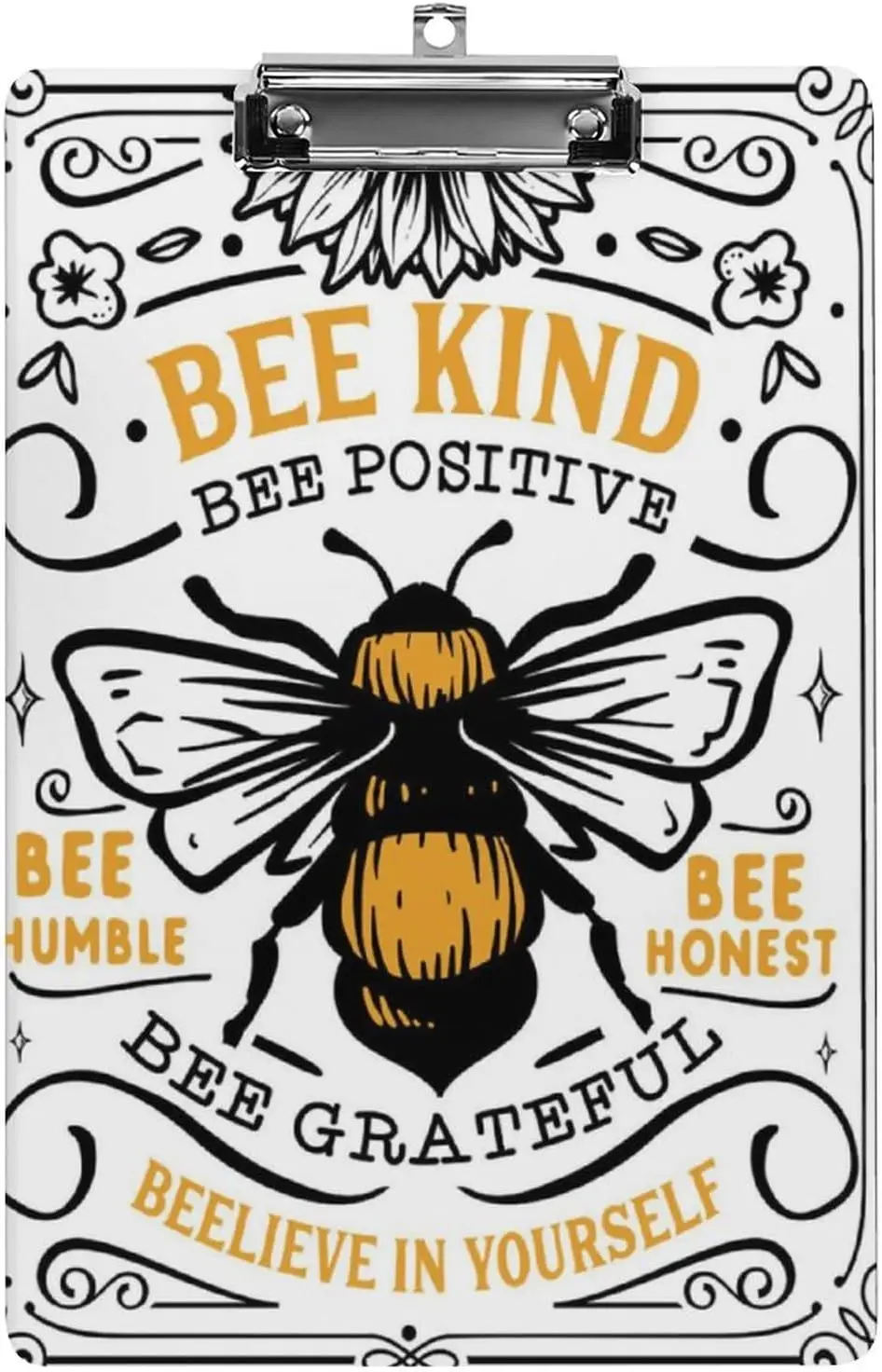 Bee Kind Color Printable, Honey bee Decor, Bee Art, Bumble bee Printable Art, Wood Clipboard Clip Boards Nursing Clipboard  sign