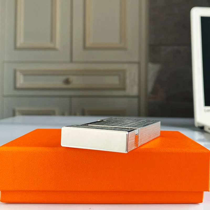 

Commemorative Edition Luxury Butane Lighter Single & Double Flame Ping Sound Natural Paint Cigarette Smoker 16087