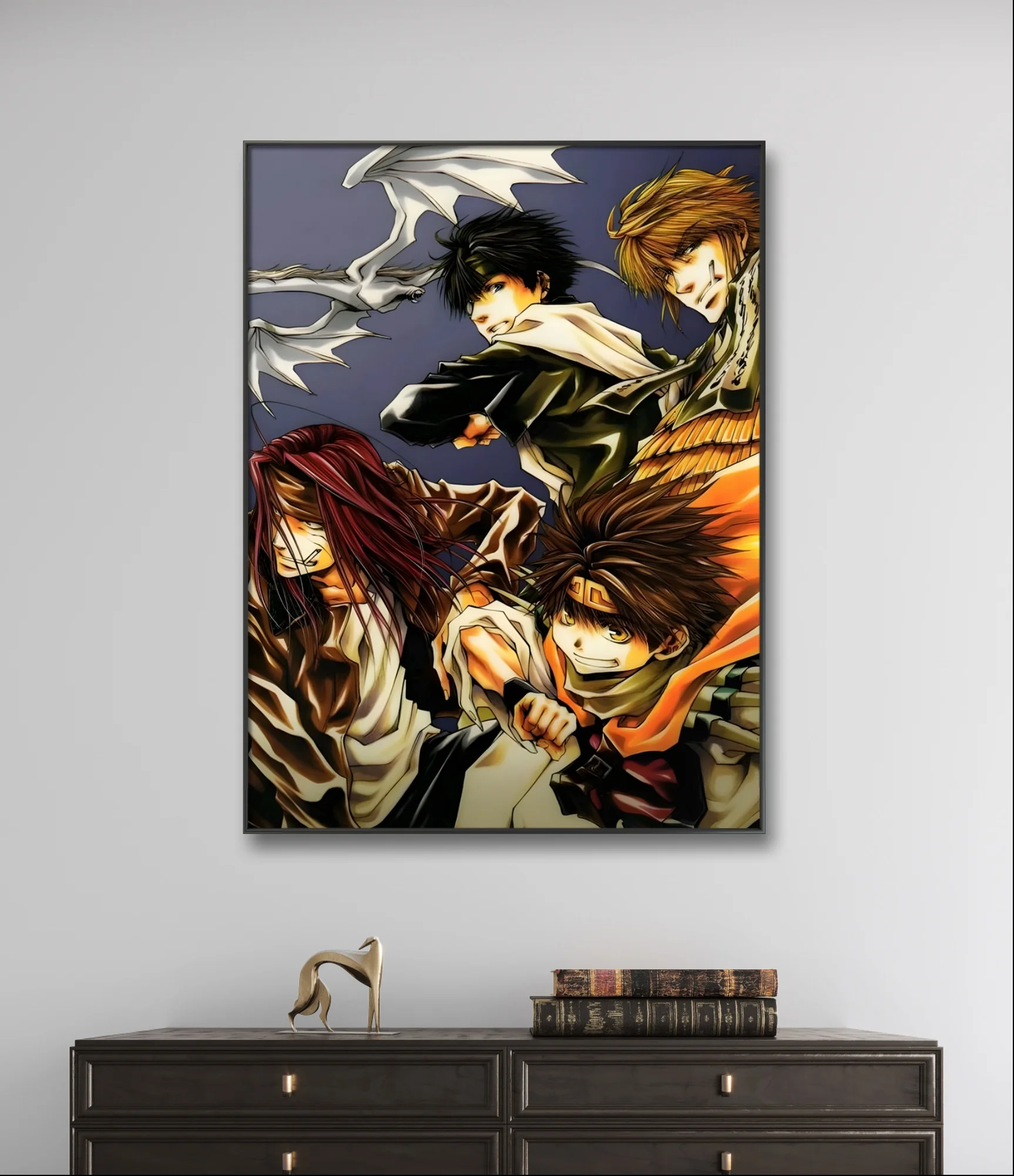 R-Reload Gunlock 5D Diamond Painting Saiyuki Son Goku Comics Hand Diamond Embroidery Cross Stitch Diy Wall Sticker Home Decor