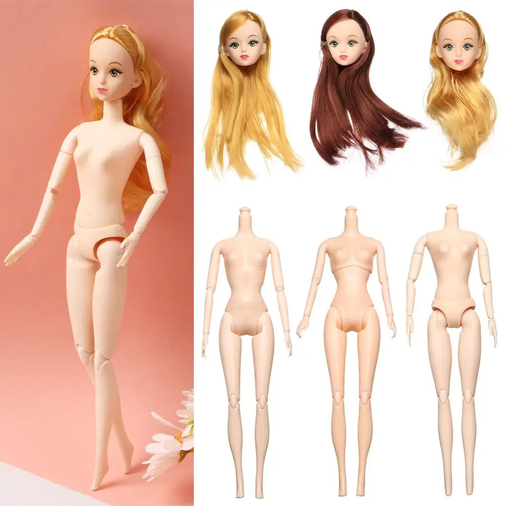 

3D Eyes Multiple Color 1/6 BJD 30 Dolls Joint Doll Head DIY Head Wear Ancient Doll Accessories
