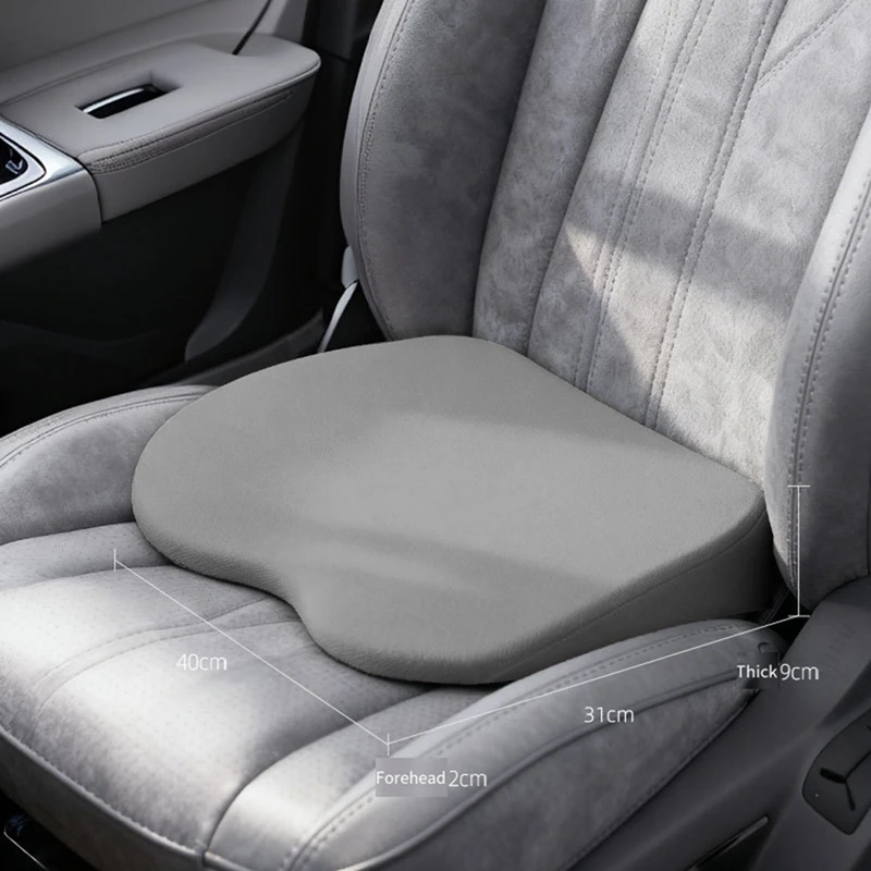 Super Sale Car Driver Height Increasing Pad,Seat Lifter Pad,Small Lumbar Support Cushion for All-Season Grey