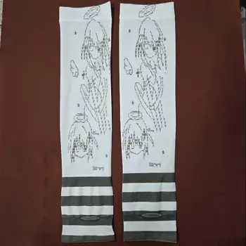 자외선 차단 사이클링 암 슬리브, Y2k 서브컬쳐, 여름 여성 시원한 머프 슬리브 