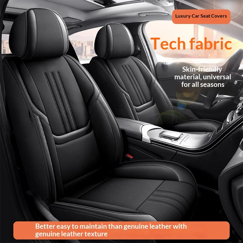 

Чехол на автомобильное сиденье из искусственной кожи с полным покрытием для VW Golf Passat B5 B6 B7 B8 Tiguan Toureg Touareg Polo Jetta, автомобильные аксессуары