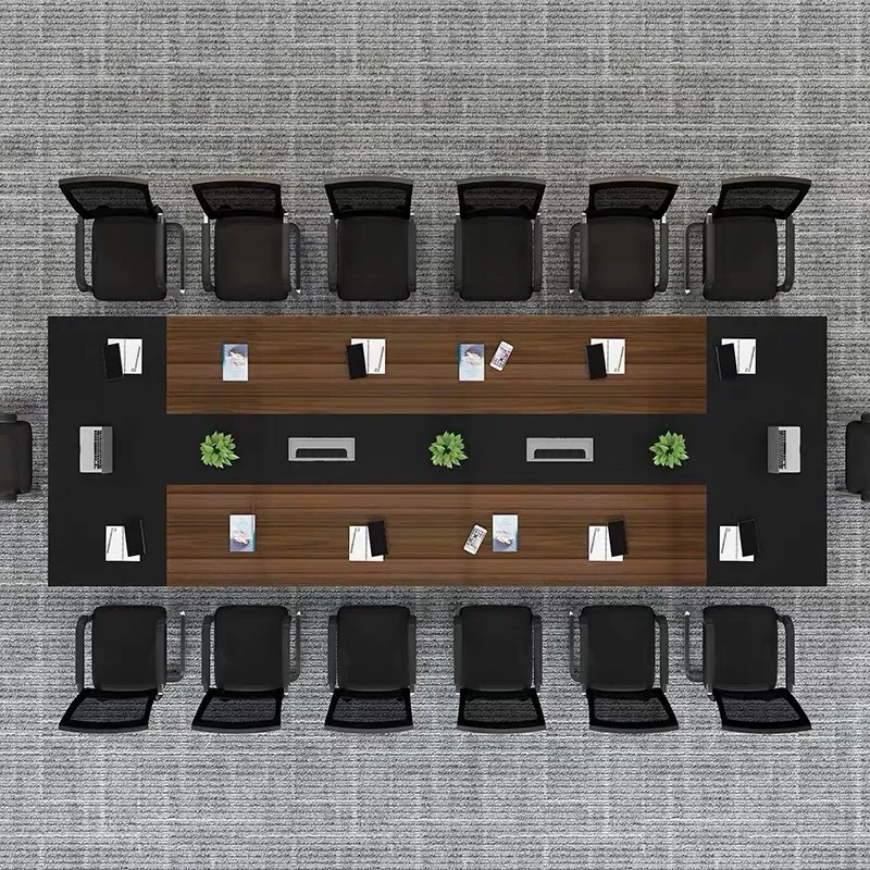 Office Furniture Large Long Table Simple Modern Conference Room Training Rectangle