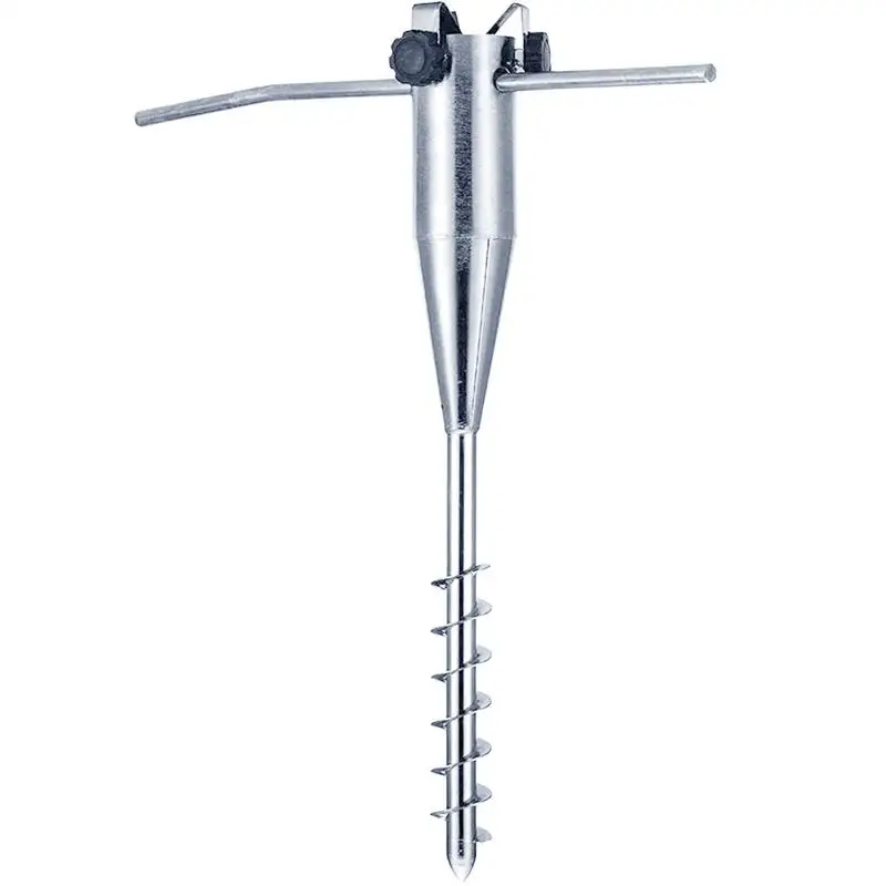 

Umbrella Stand In Ground Metal Beach Umbrella Holder Heavy Duty Portable Bracket In Ground Parasol Mount For Sand Camping Lawn