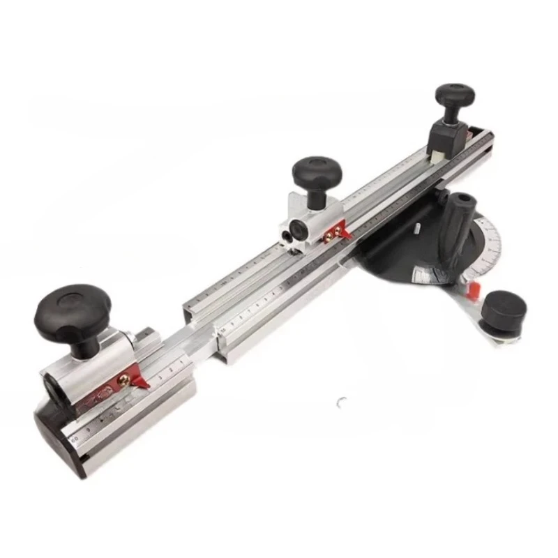 Precision Telescopic Angle Stop For Table Saw Mountain‑Style Woodworking Retractable Angle Ruler Cutting Position Jig Tool