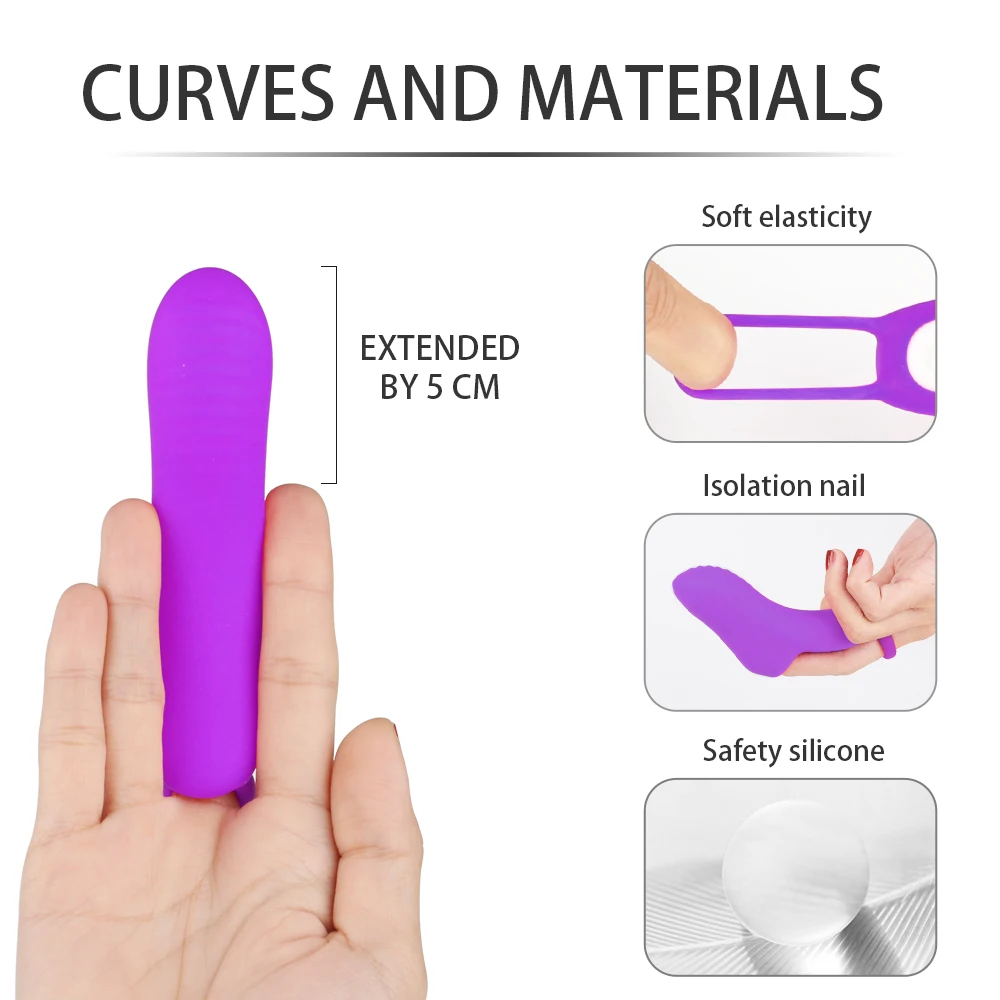 Finger Powerful Vibrator For Women Female Nipple Clitoris Stimulator Remote Control G Spot Massager Sex Toys For Women Couple