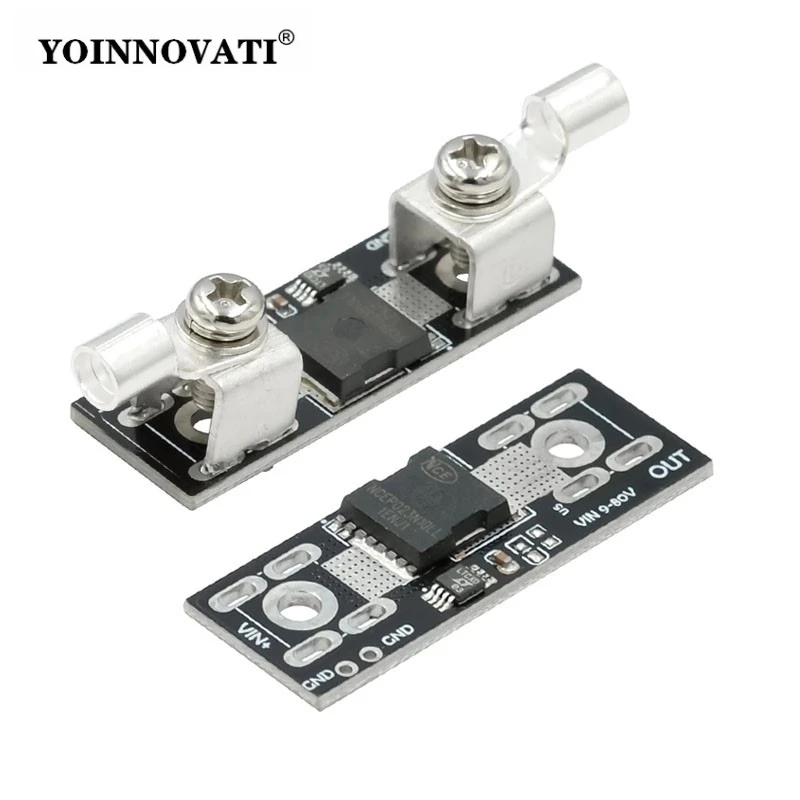 50A High-Current Ideal Diode Module 9V-80V Solar Charge Controller with Reverse Current & Reverse Polarity Protection