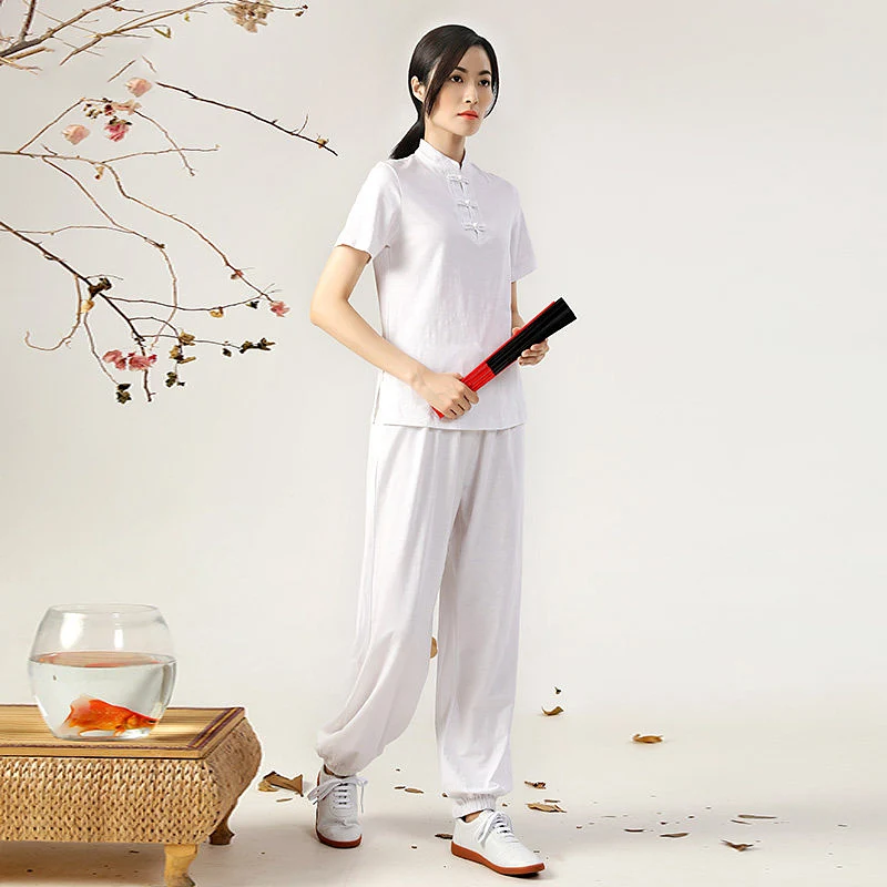 Women's New Premium Autumn Winter Flowy Modal Tai Chi Suit Long Sleeve Set for Martial Arts Performance and Qigong Practice