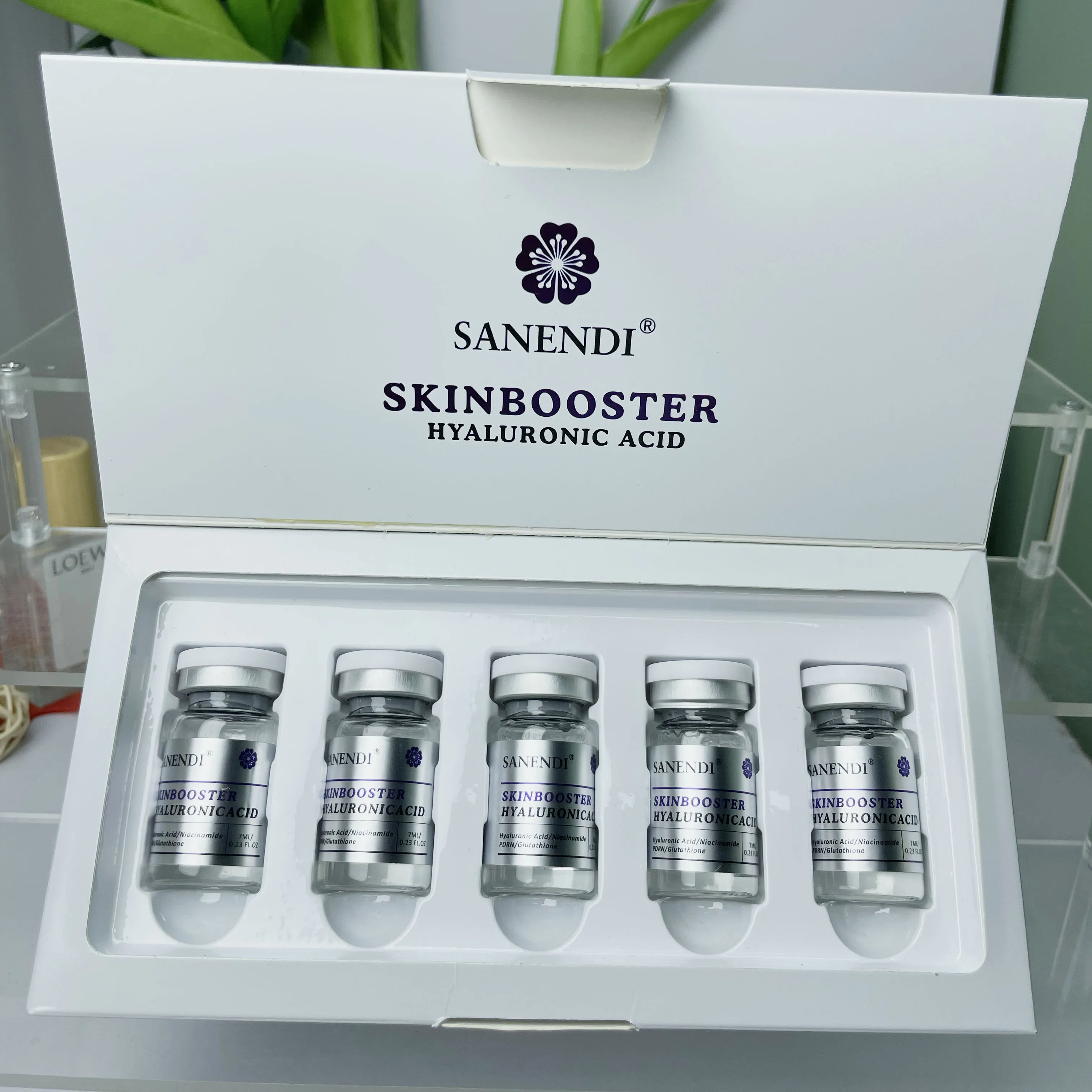 Sanendi SKIN BOOSTER HYALURONIC ACID Facial Skin Problem Solution Moisturizing Hydration Korean Skin Care Protein Solution