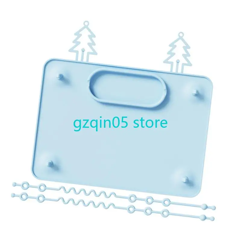 H055 1 مجموعة لوحة الشفط تحديد الموقع للطفل سهلة التنظيف غسالة صحون آمنة طفل تغذية حصيرة مع حبل مقاوم للسقوط