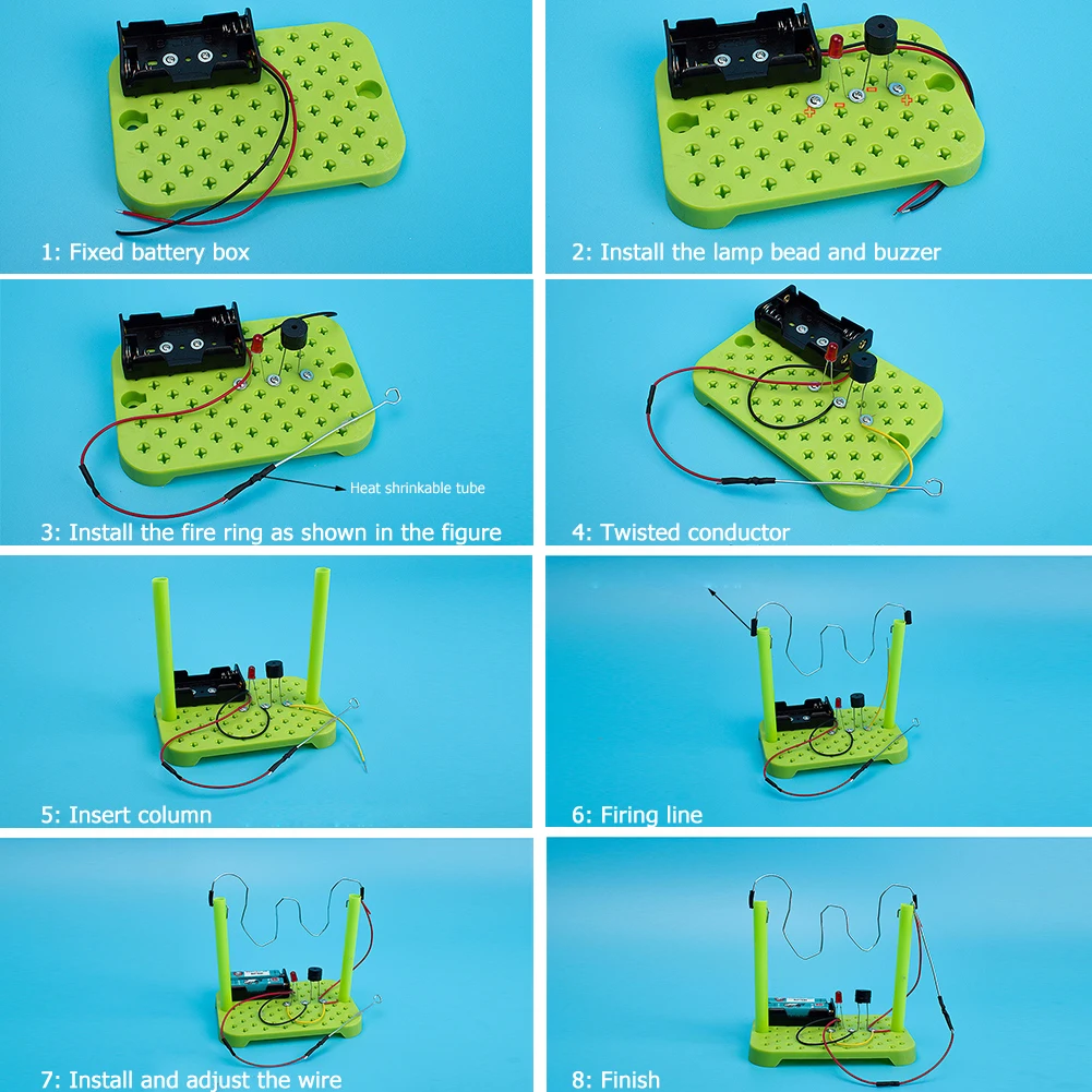 DIY-circuitkit Fysische wetenschappelijke experimenten Intelligentie Ontwikkel leerspeelgoed