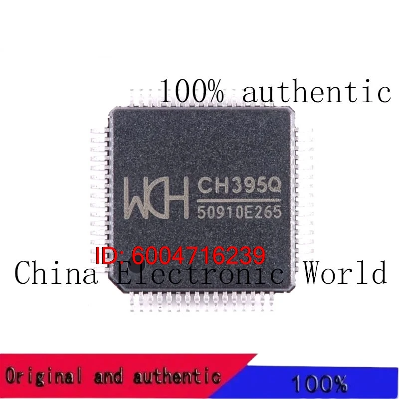 Ch395Q Brand New Genuine Product Packaged in Lqfp-64 Ethernet Protocol Stack Chip