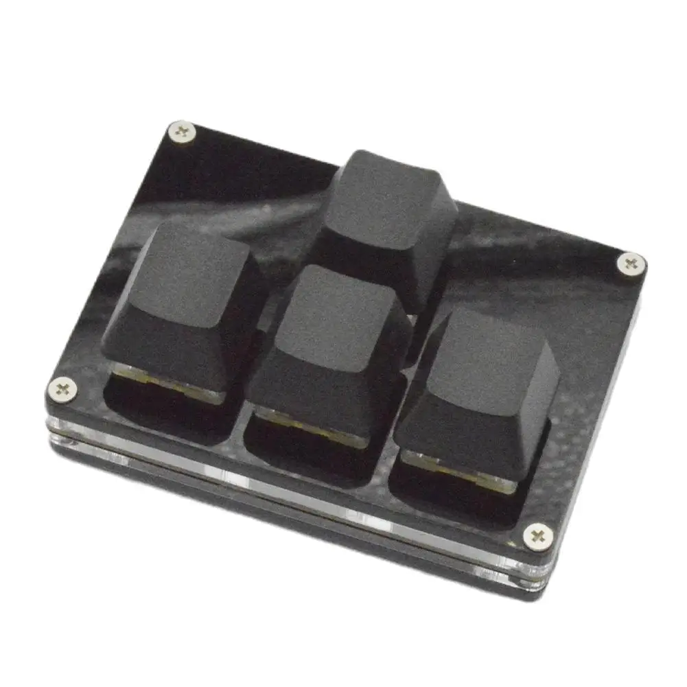 4 keys Mini Keypad Red Switch Programmable Gaming Mechanical Keyboard USB Custom Keyboard For PC Laptop