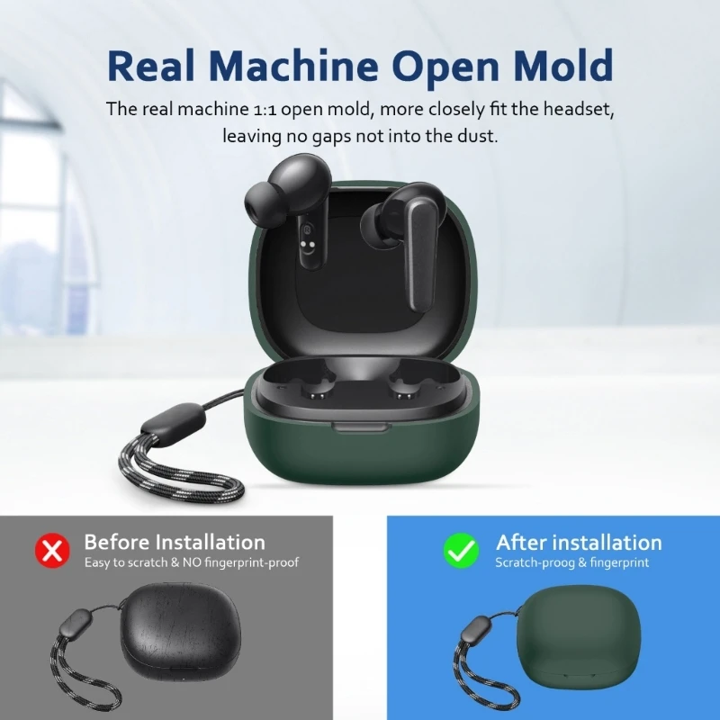 Functionality Silicone Case for Soundcore R50i Headphone Dustproof Holder