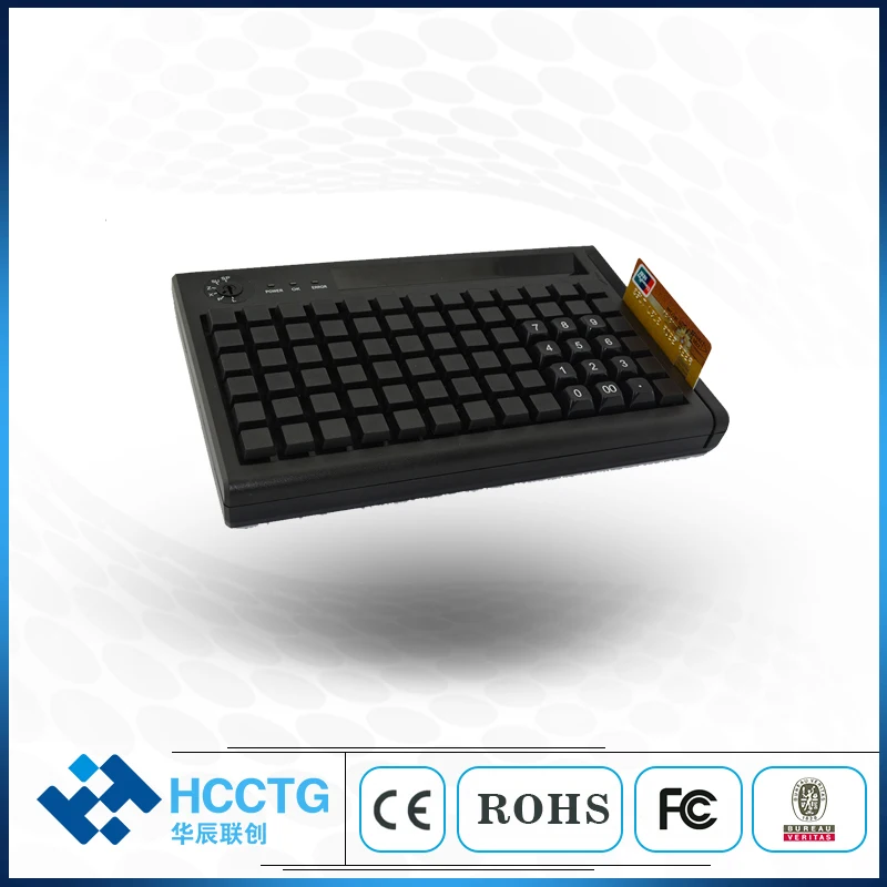 Imagem -02 - Msrprogramming Teclado Pos Membrana ps Usb Kb78m-s Kb78m 78 Chaves