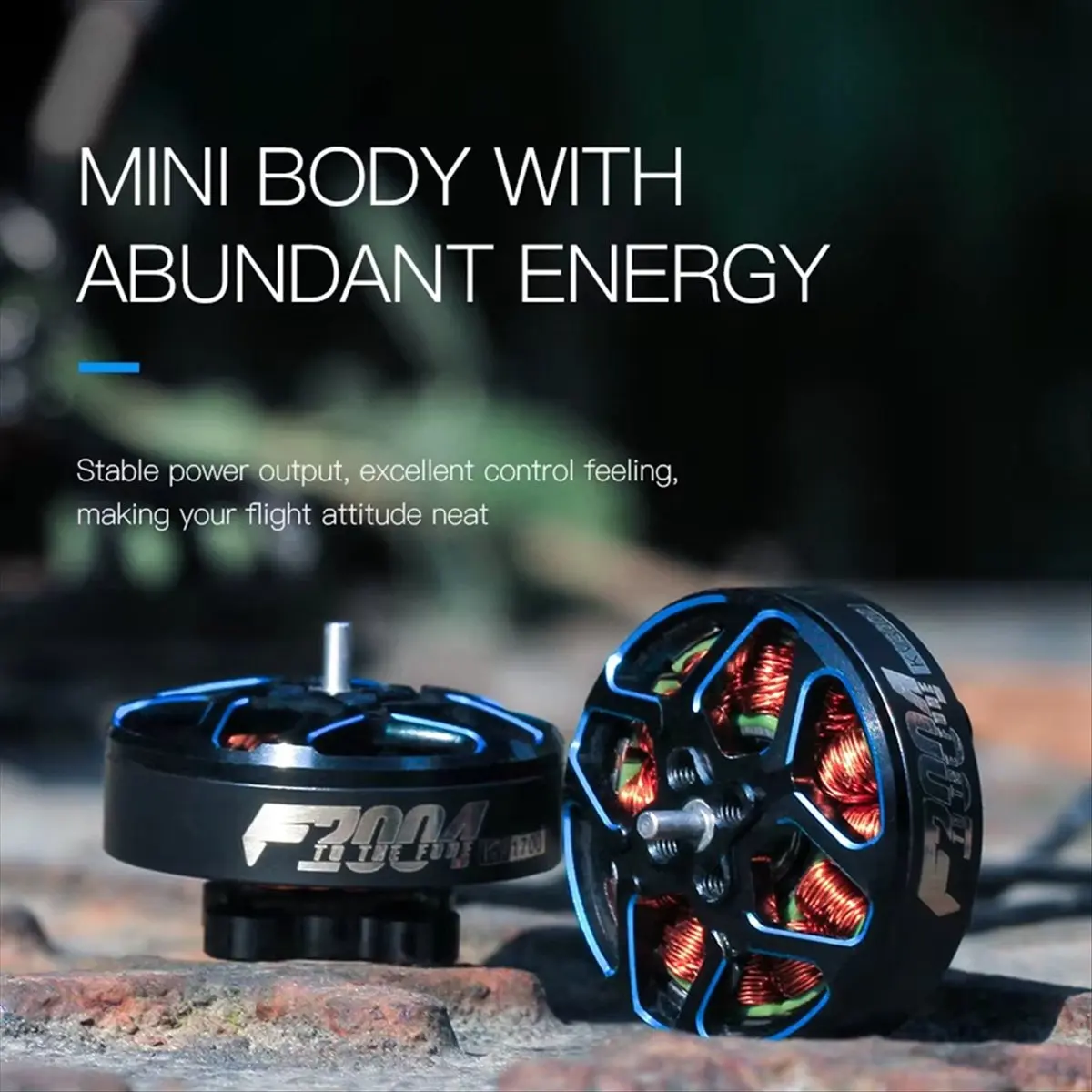 【♮•▲Today-Only!】 F2004 1700KV 6S Brushless Motor 3mm Shaft Long Range Motor for 4-5 Inch FPV Drone Racing Quadcopters