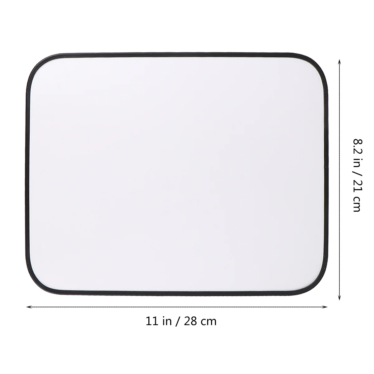 1 قطعة 21x28 سنتيمتر سبورة بيضاء مغناطيسية معلقة لوح كتابة أسود للمنزل مدرسة مكتب الرسم الإبداعي أداة تعليمية #4