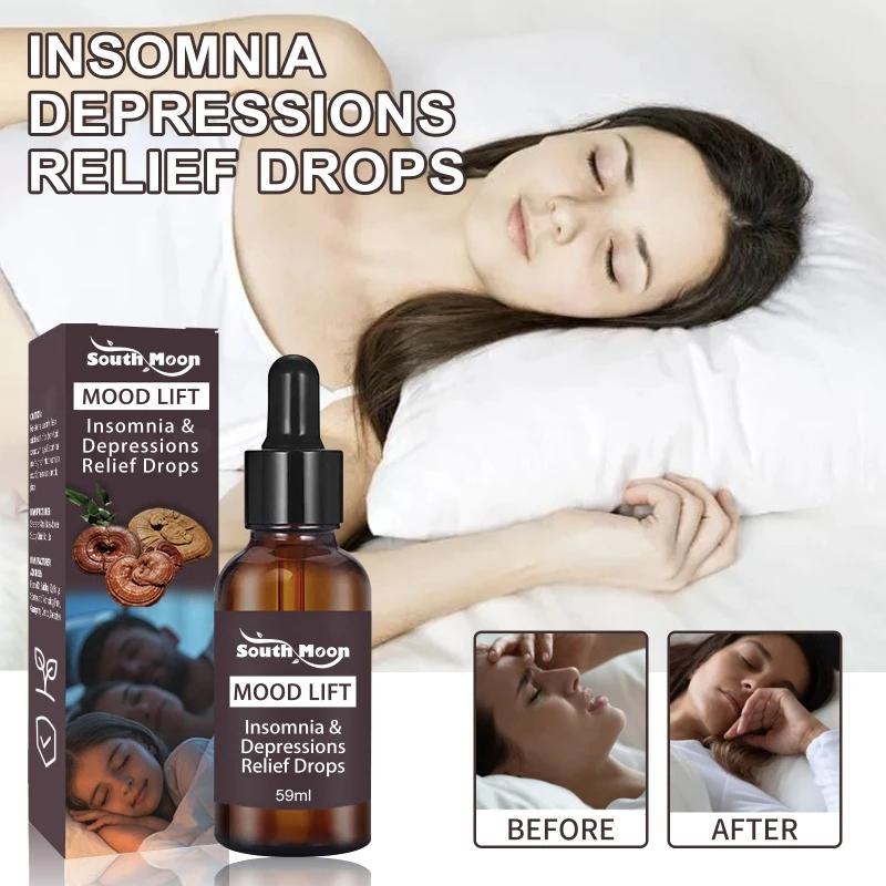 Insomnia Treatment Drops Deep Asleep Headache Neurasthenia Relief Promote Sleep Quality Decompression Sleep Aid Essential Oil