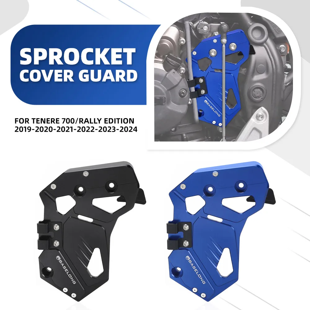 Tenere700 World Raid Chain Guard Sprocket Cover Case Saver For Yamaha Tenere 700/Rally Edition 2019-2020-2021-2022-2023-2024