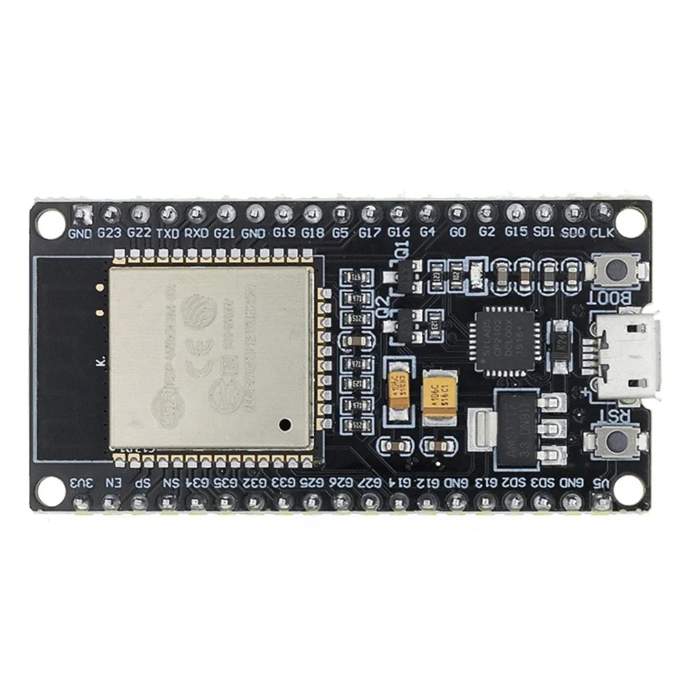 

Макетная плата ESP32 1 шт., Wi-Fi + Bluetooth, сверхнизкое энергопотребление, двухъядерный телефон, модуль 38 контактов