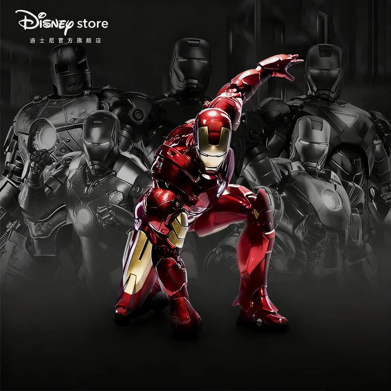 

Disney Official Licensed Marvel 10th Anniversary Iron Man Buildable Model Kit -Figure & Desktop Decoration Collectible Ornament