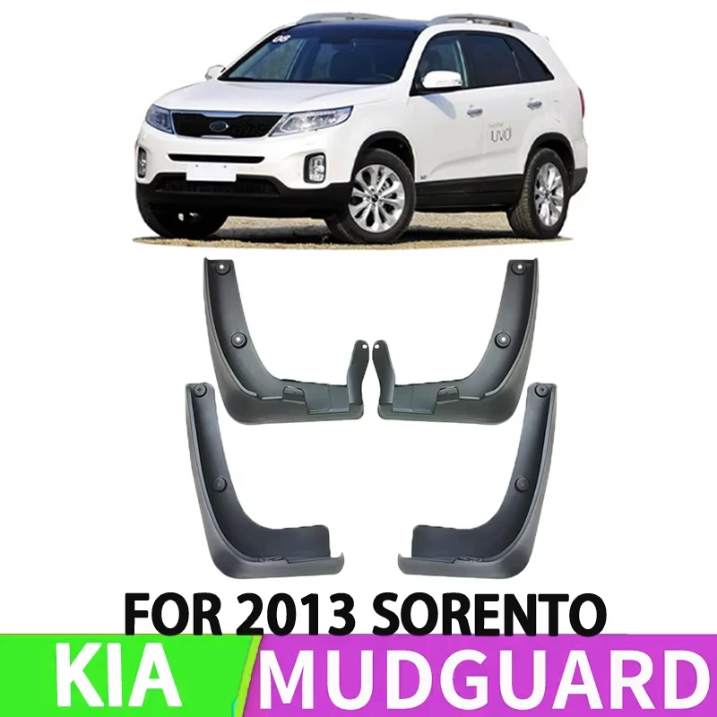 Fender Splash Protection for Front and Rear Wheels of 2013 Sorento Cars