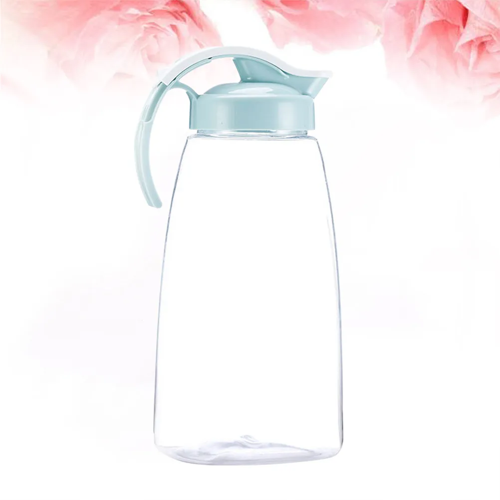 

Large Blue Water Pitcher Food Safe Plastic Cold Resistant Beverage Jug for Home Party Picnic Juice Tea Coffee Storage