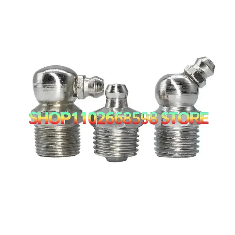SS201 SS304 metric external thread straight elbow  5pcs stainless steel grease nipple  type grease nipple for grease gun F0006