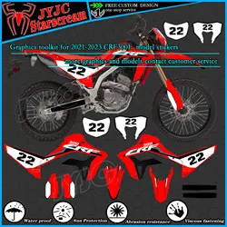 Graphic Kit for 2021 2022 2023 CRF300L Motorcycle Decal Stickers