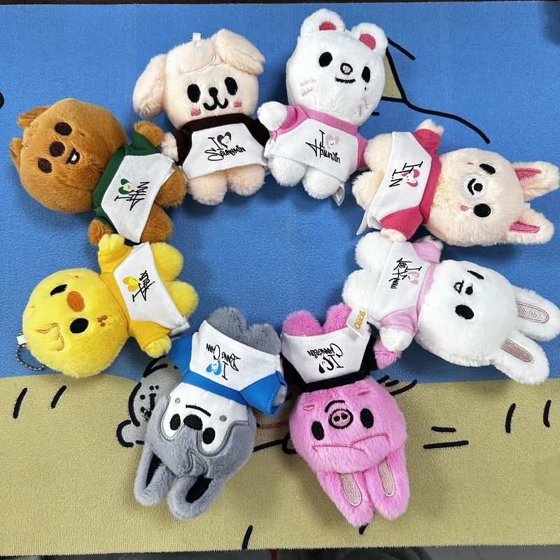 

Плюшевый брелок SKZOO: милые волки, курицы, кролики, плюшевые животные Stray Kids (Феликс, Хёнджин, Банчан) – подарок для фанатов