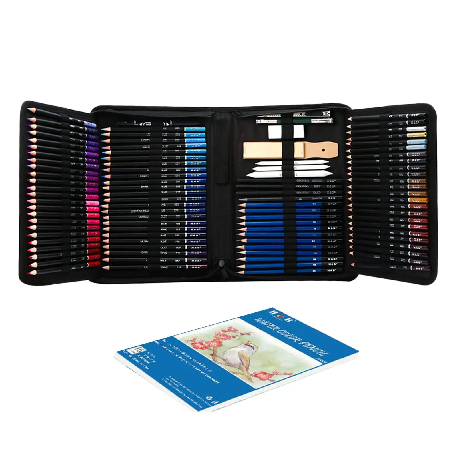 Wooden Sketching Drawing Pencils Set Art Materials for Artists Beginner Kids Teens Painting School