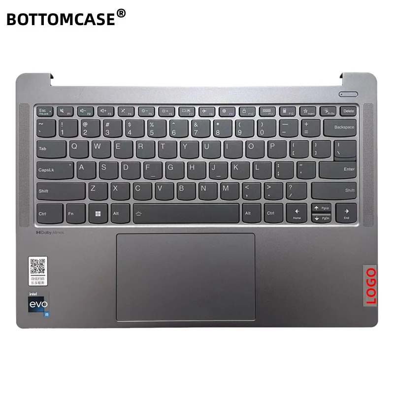 

New For Lenovo IdeaPad Pro 5 14IRH8 Pro 5 14IMH9 laptop upper case palmrest cover with backlight keyboard Grey