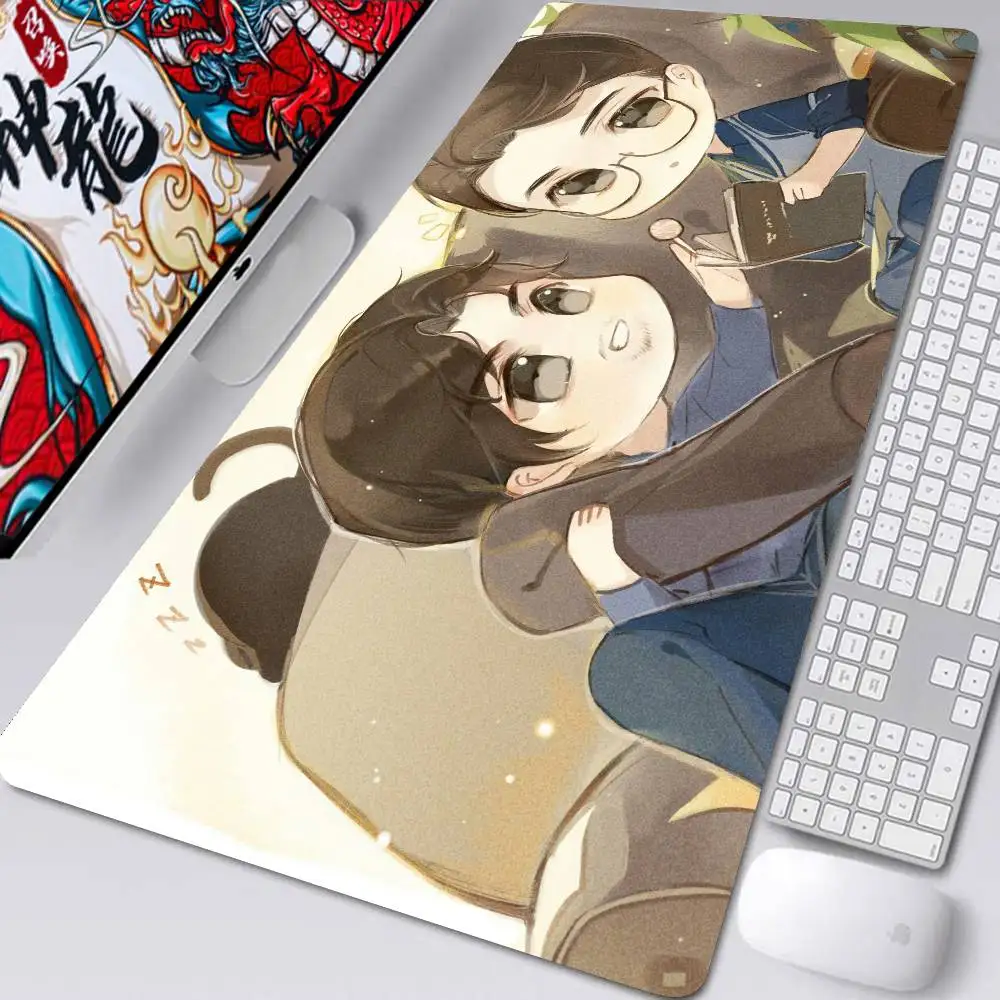 Anime G-Guardian Zhen Hun Mousepad Non-slip Suitable For Office Computers Laptops E-sports Game Desk Mats XXL Keyboard