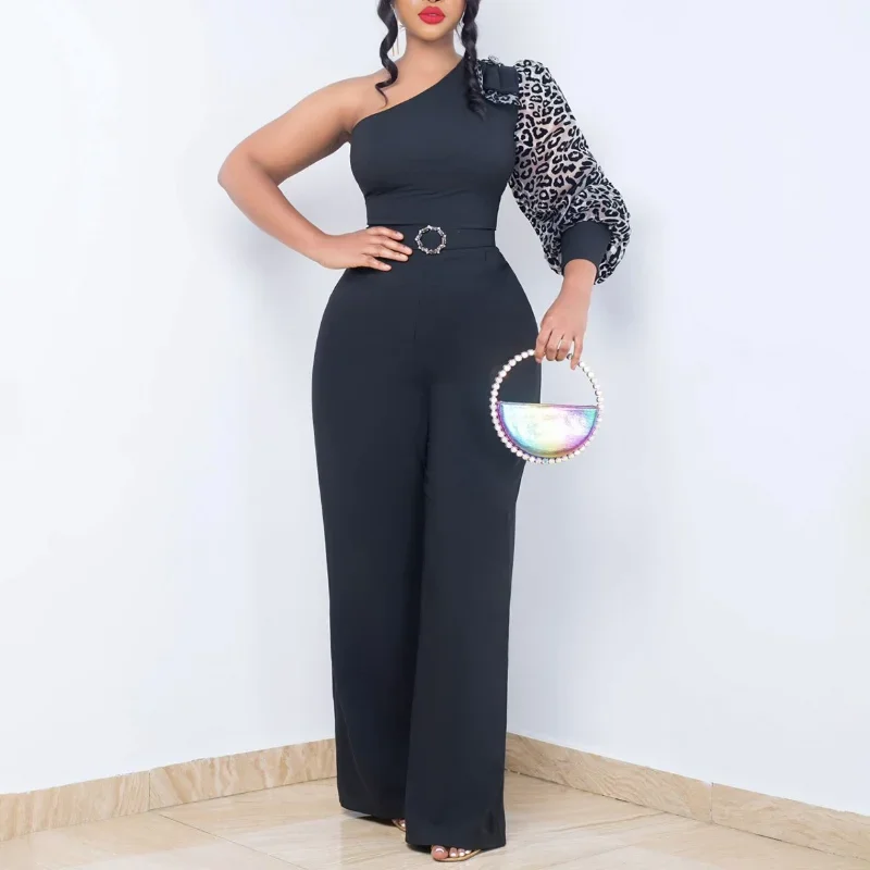 

African Jumpsuit Dresses For Women 2023 New Ladies Dashiki Long Sleeve Ankara Style Trousers Fashion Robe Africaine Jumpsuit