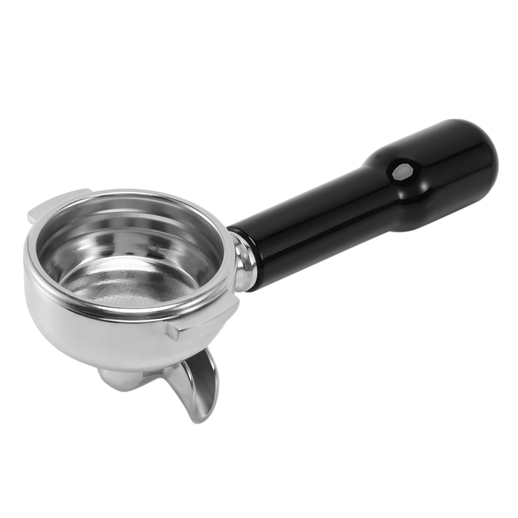 Portafiltro sin fondo para máquina de café de acero inoxidable de 58MM para Rocket/Expobar doble boca/E61/FAEMA