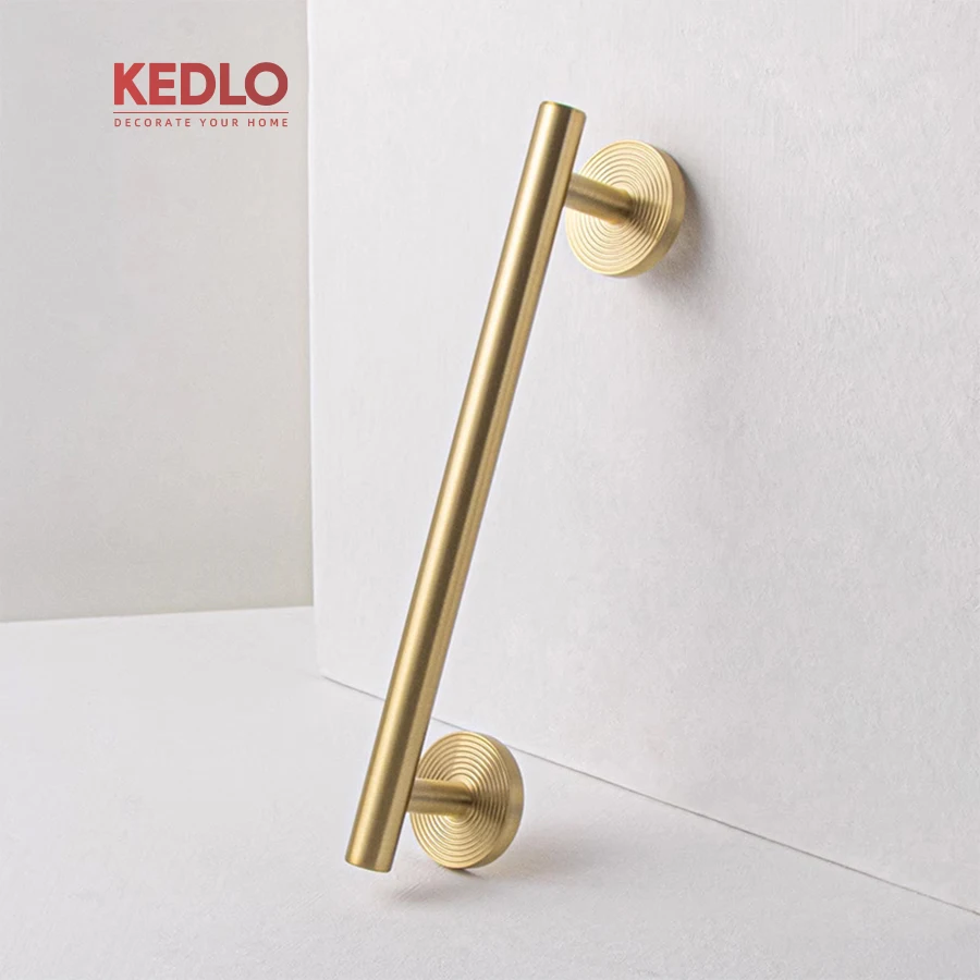 KEDLO moderner minimalistischer Massivmessing-Goldgriff für Küchenschubladen, 500 mm lang. – Detail 7