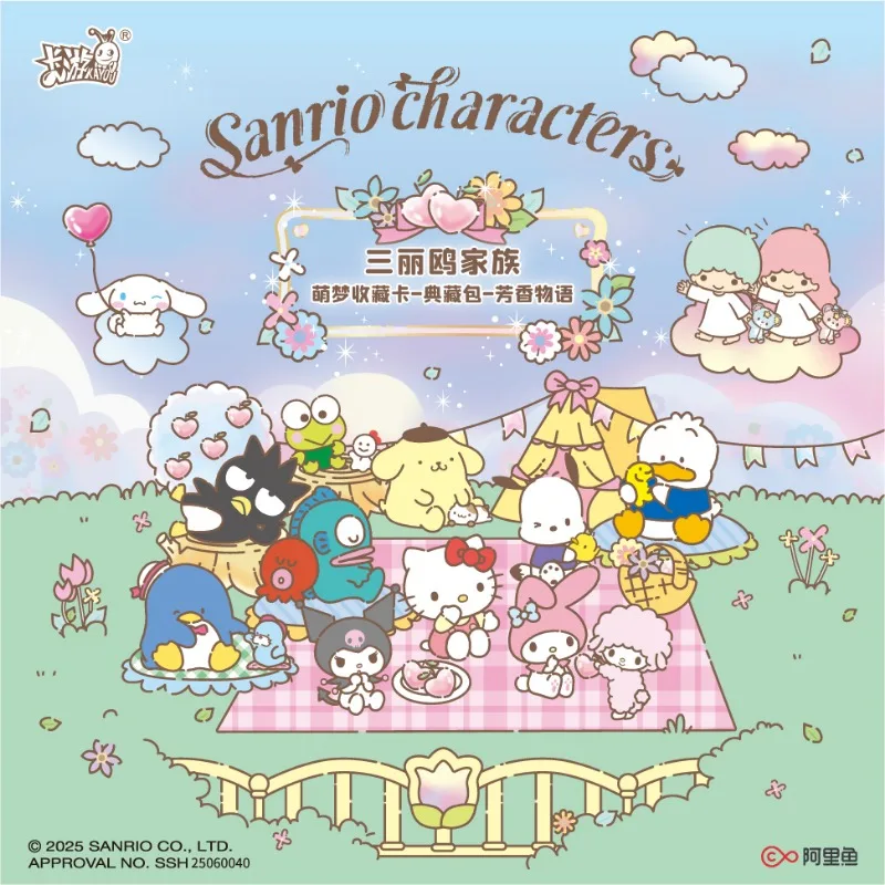 بطاقات عائلة KAYOU Sanrio، بطاقة مجموعة الأحلام اللطيفة، مجموعة Hello Kitty، مجموعة القصة العطرية، المجلد 1، هدية للأطفال