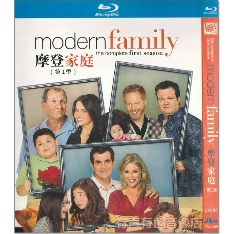 Free shipping authentic American family comedy TV series Modern Family seasons 1 through 9 high definition BD Blu-ray 18