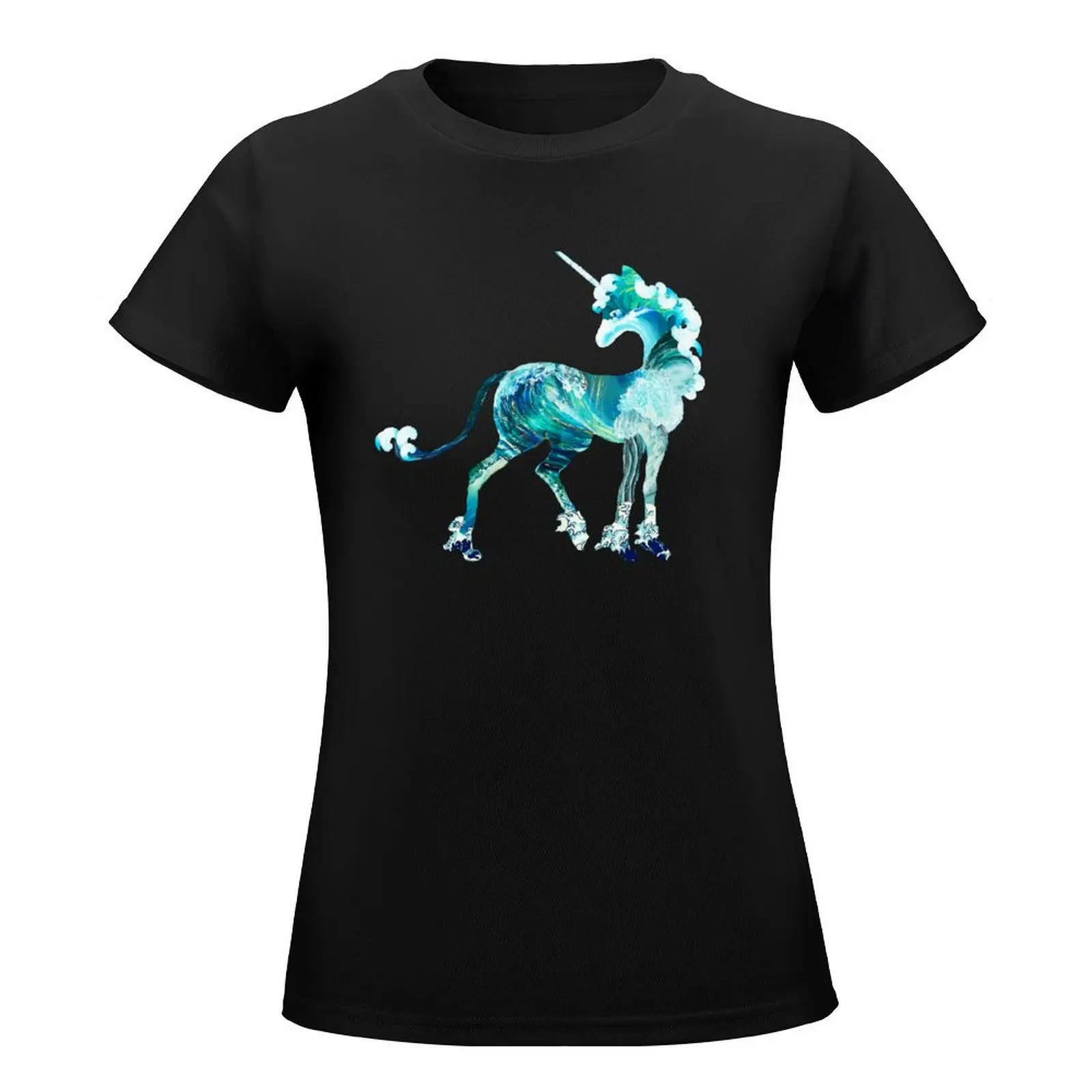 Unicorn of the Sea T-Shirt Blouse cute tops white t-shirt dress for Women sexy