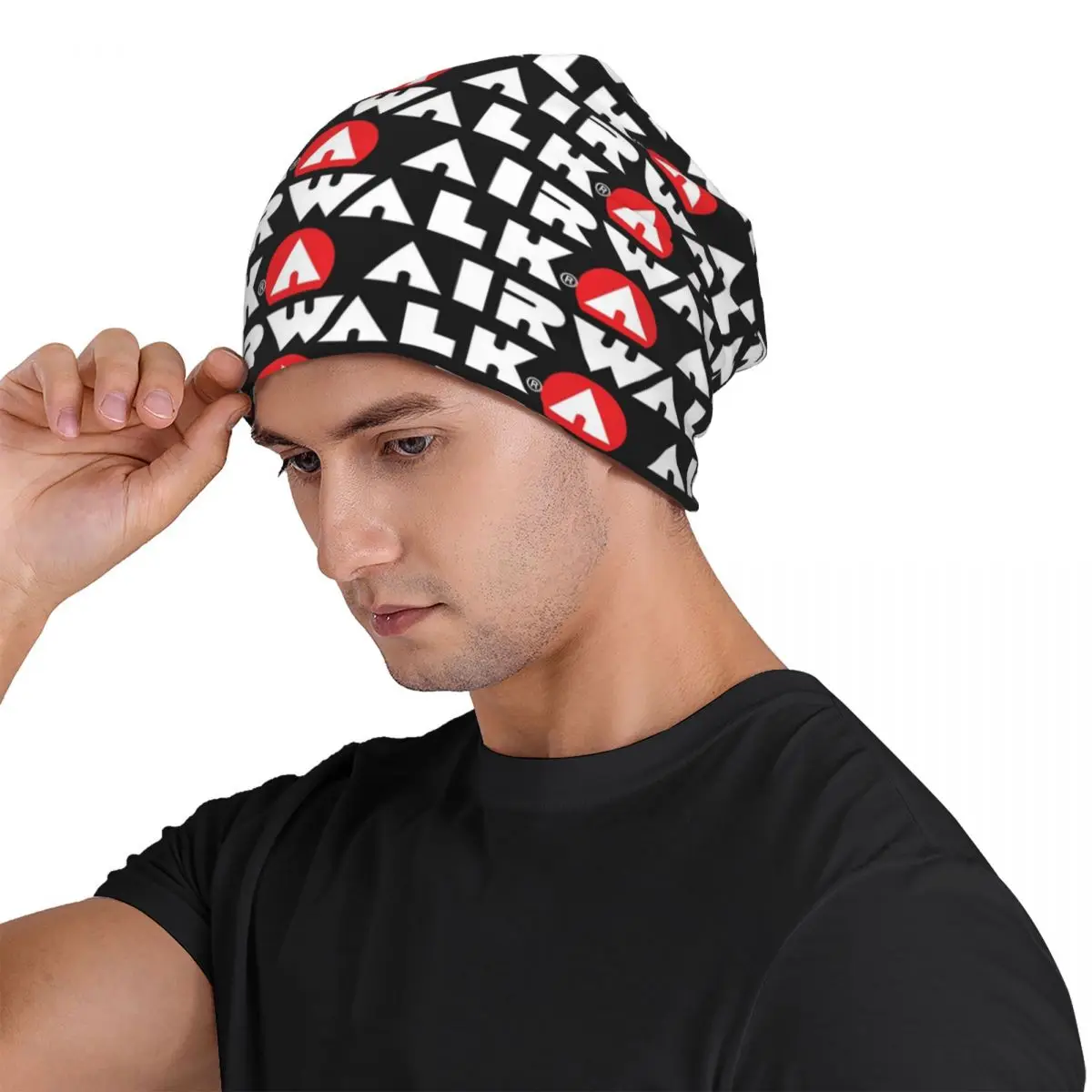 Airwalk شعار الرجال النساء الكبار بيني قبعات محبوك بونيه قبعة دافئة موضة الخريف الشتاء في الهواء الطلق Skullies القبعات