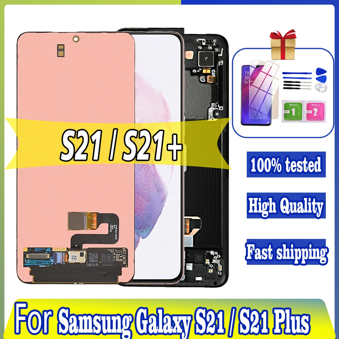 LCD For Samsung Galaxy S21 Lcd G990F/DS G991 Display Touch Screen For Samsung S21 Plus G996F G996 G9960 Assembly Replacement